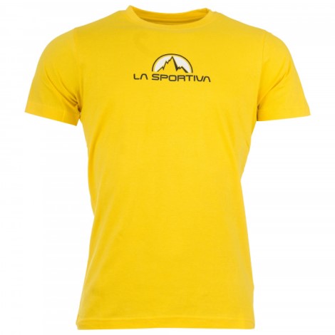 La Sportiva Danmark Gul Footstep-t-shirt