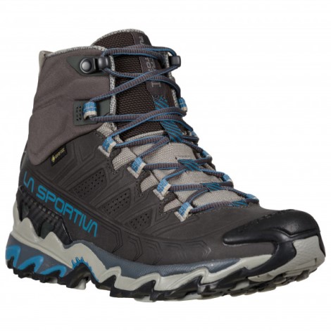 Kvinders Ultra Raptor Ii Mid Leather Gtx Carbon Atlantic La Sportiva Danmark