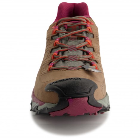 Dame Ultra Raptor Ii Læder Bred Gtx La Sportiva Danmark Taupe Rød Blomme