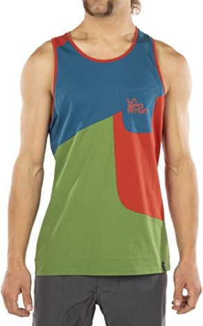 La Sportiva Danmark Herre Dude T-shirt Grønkål Safran Lille