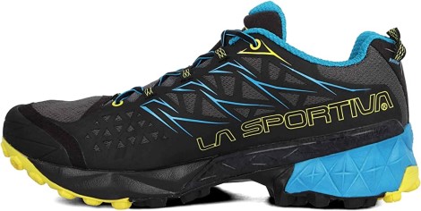 La Sportiva Danmark Flerfarvet Carbon Tropic Blue 000 Mænd Akyra Trail Løbesko