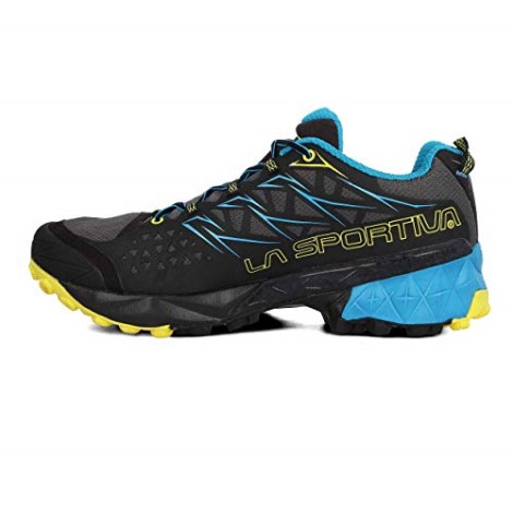 La Sportiva Danmark Flerfarvet Carbon Tropic Blue 000 Mænd Akyra Trail Løbesko