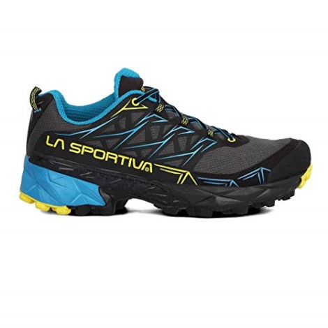 La Sportiva Danmark Flerfarvet Carbon Tropic Blue 000 Mænd Akyra Trail Løbesko