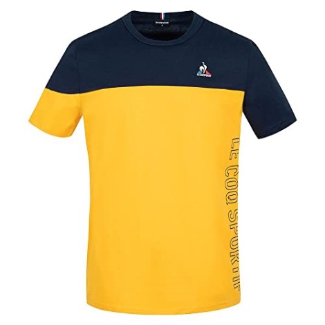La Sportiva Danmark Navy Gul Le Coq Sport-shirt