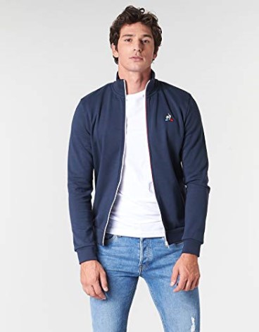 Le Coq Sportif Ess Fz Sweat N2 Blue Marine La Sportiva Danmark