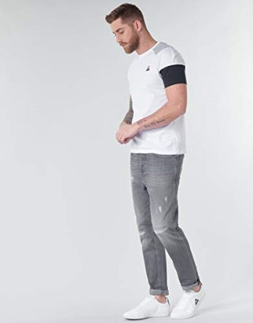 Le Coq Sportif Essentials N 10 Ny Optisk Hvid Grå La Sportiva Danmark