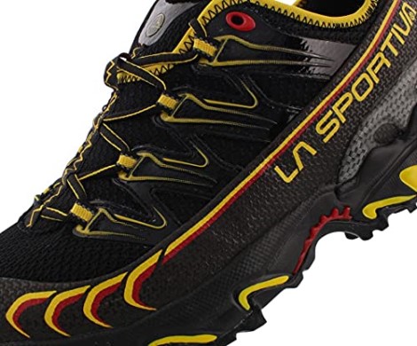 Herre Ultra Raptor Trail Løbesko Sort Gul La Sportiva Danmark