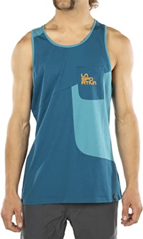 Herre Dude T-shirt Space Blå Topas Medium La Sportiva Danmark