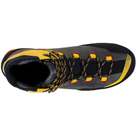 Herre Trango Tech Læder Gtx Bjergbestigning La Sportiva Danmark Sort Gul