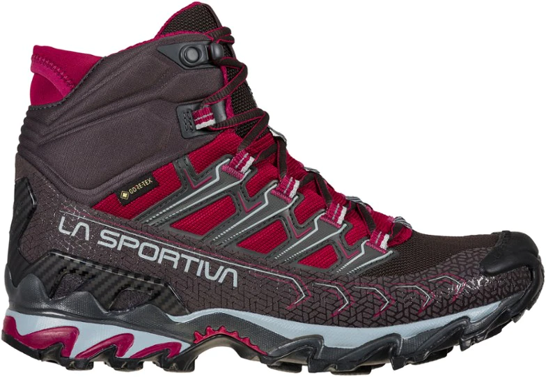 La Sportiva Danmark Carbon Rød Blomme Ultra Raptor Ii Mid Gtx Vandrestøvler