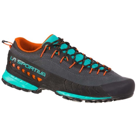 Tx4 Womens Approach Shoe La Sportiva Danmark Carbon Aqua