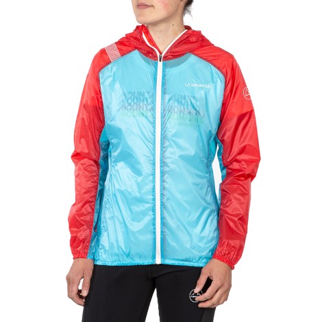 Windbreaker Lige I Sportiva Denmark Malibu Blue Hibiscus