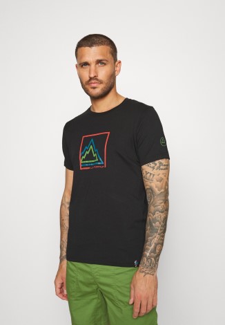 Box Prin T-shirt Sort La Sportiva Danmark