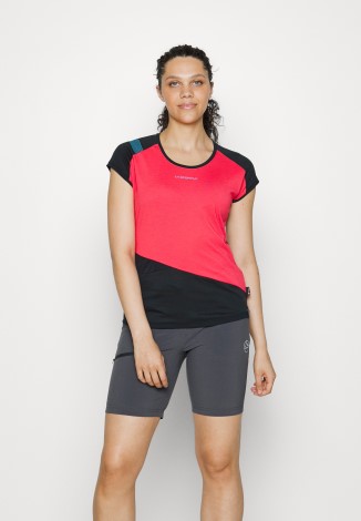 La Sportiva Danmark Hibiscus Sort Hold Sport T-shirt